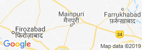Mainpuri map